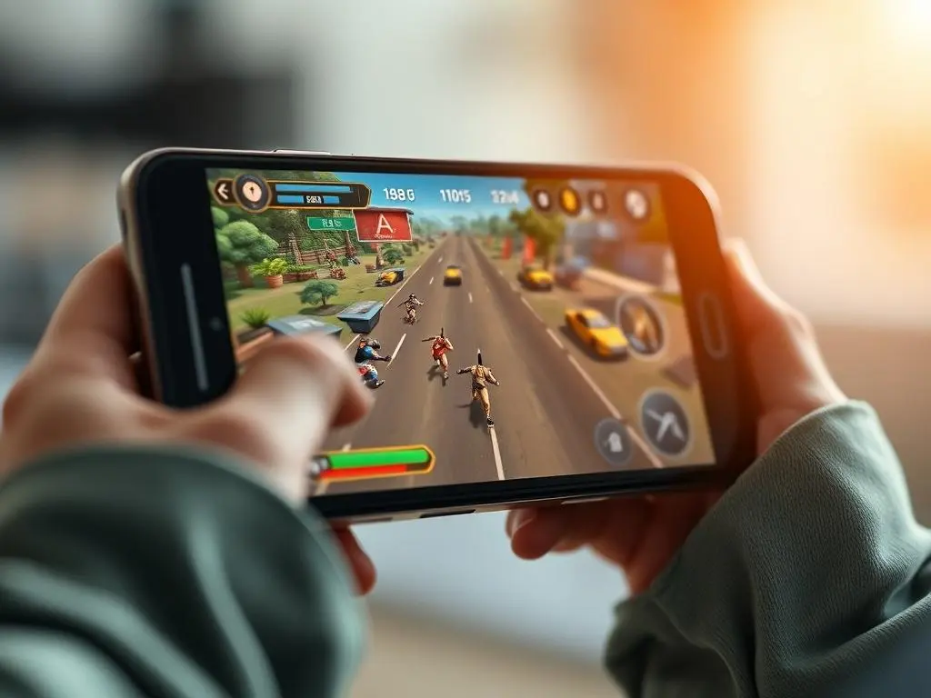 A close up shot of a mobile device displaying an