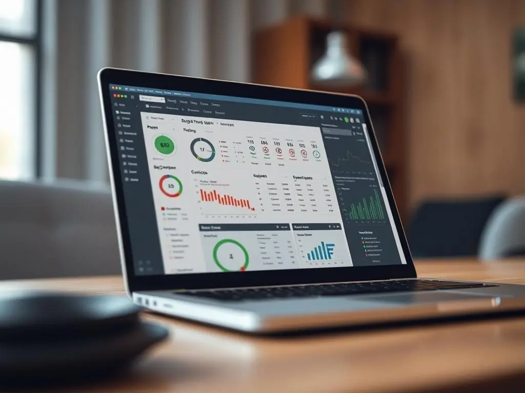 A close up shot of a bug tracking software interface