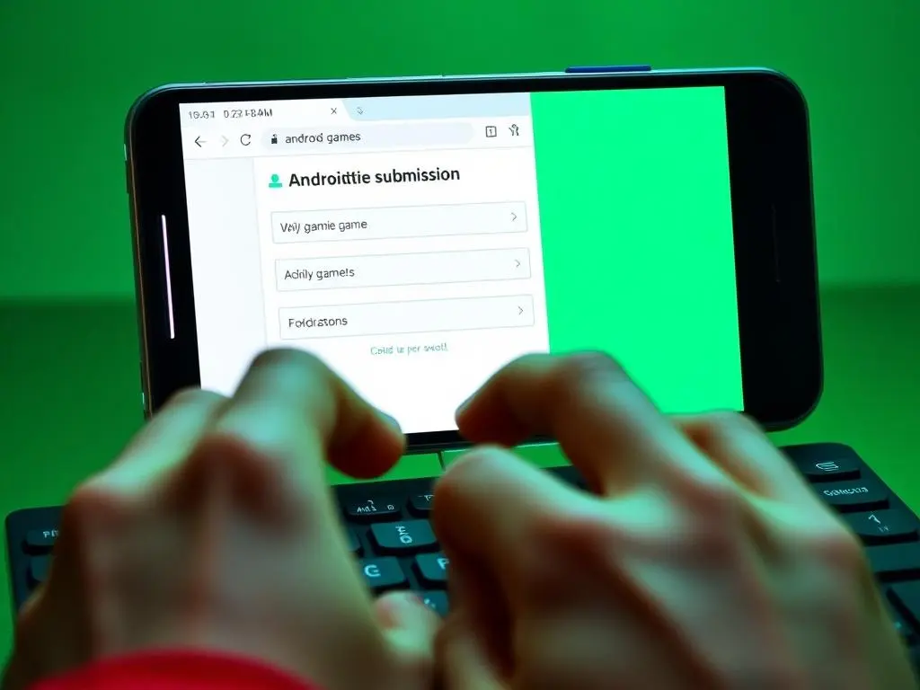 A close up shot of a smartphone displaying an Android